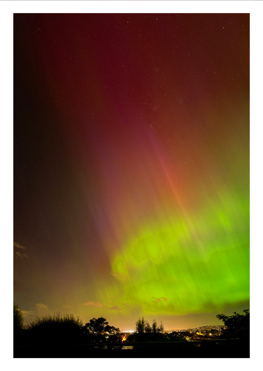 Aurora over Hobart